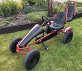 Hercules Double Two Seat Pedal Go Kart Black 8->Adult