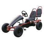 Hercules Double Two Seat Pedal Go Kart Black 8->Adult