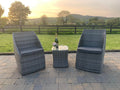 Puglia 3 Piece Rattan Tub Chair Bistro Set